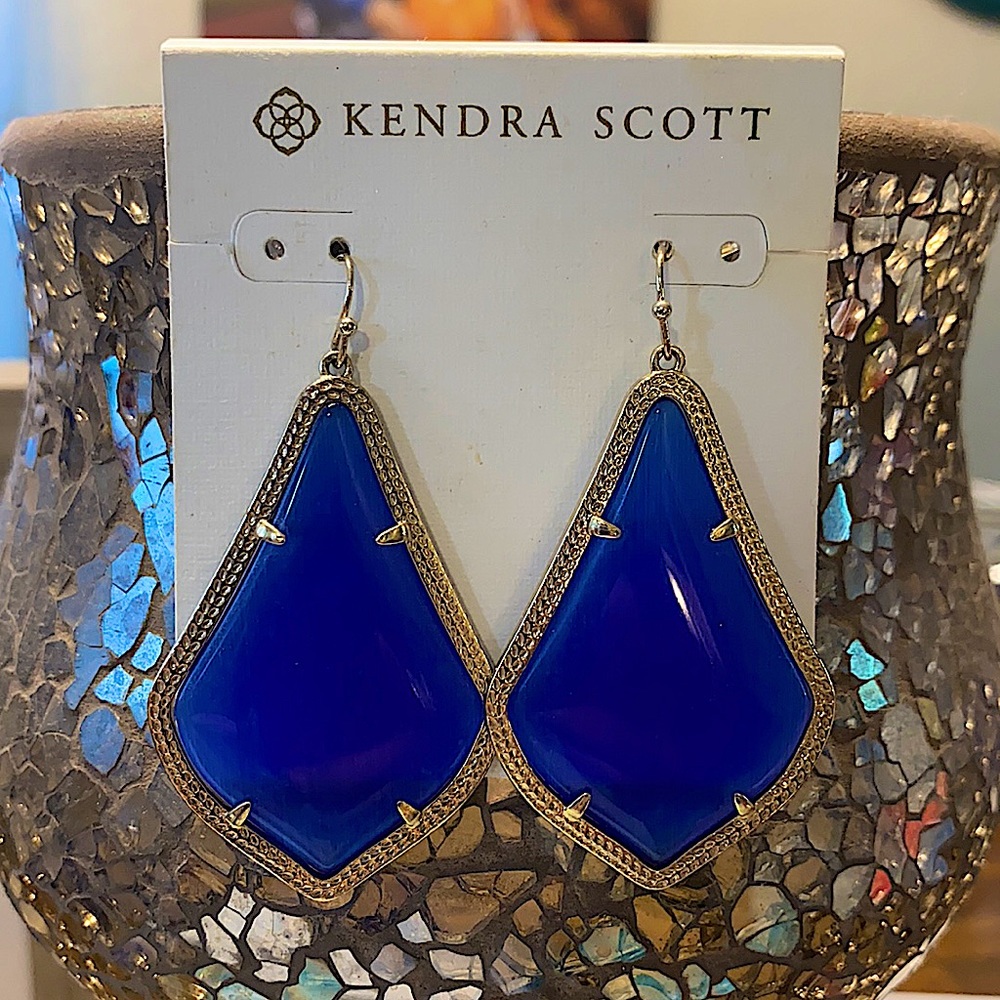 Kendra Scott Cobalt Alexandra Earrings